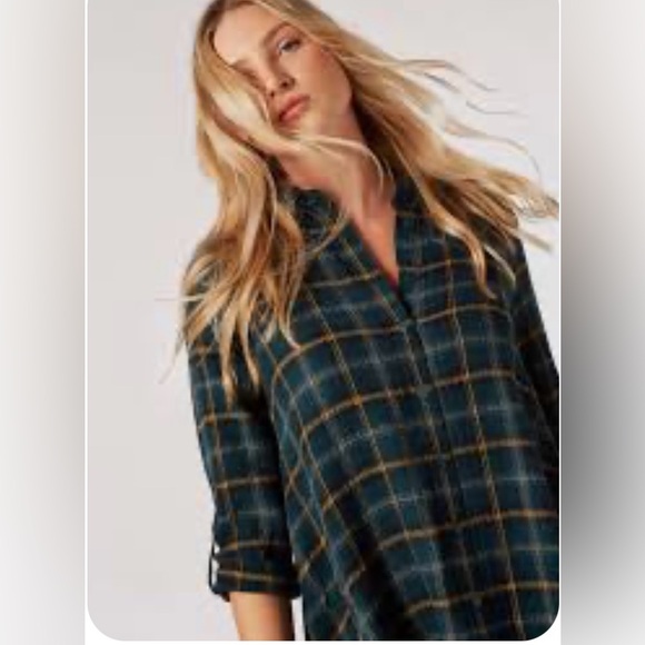 Guess long dress Button-Up Women's Top - Picture 1 of 8